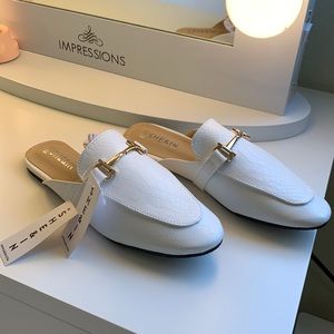 NWT Shein White Loafers Size 8
